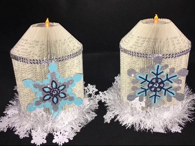 HOW TO MAKE: BOOK FOLDING CANDLE - Christmas Crafts