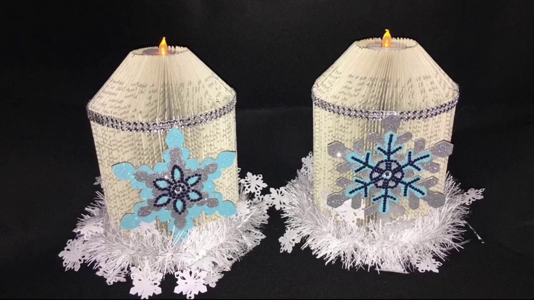 HOW TO MAKE: BOOK FOLDING CANDLE - Christmas Crafts