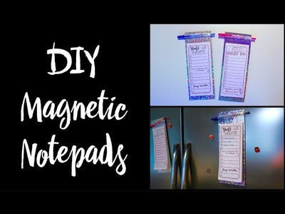 How To Make DIY Magnetic Notepads