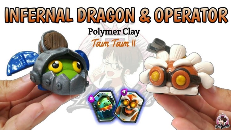 Inferno Dragon & The Operator | Clash Royale | Polymer Clay Tutorial