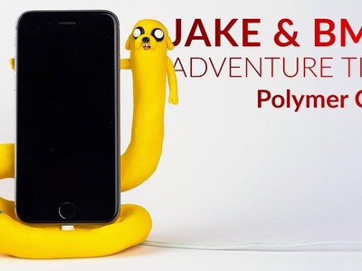 Jake & BMO (Adventure Time) Phone Charging Dock – Polymer Clay Tutorial