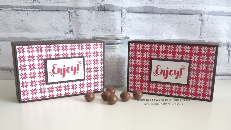 Malteser Gift box using Quilted Christmas DSP