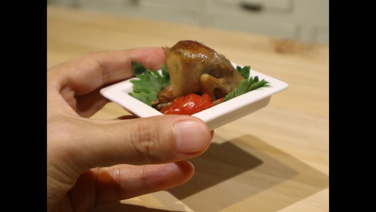 Mini Food: Smallest Roasted Chicken (Edible miniature food) (DIY) (ASMR) (KIDS TOYS)