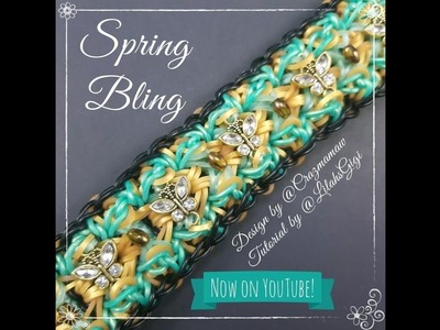 NEW Rainbow Loom SPRING BLING Bracelet (5 Pin Bar)