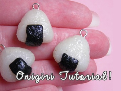 Onigiri Tutorial! - miniature food, polymer clay sushi, sushi tutorial, FIMO | TINYTREATZ