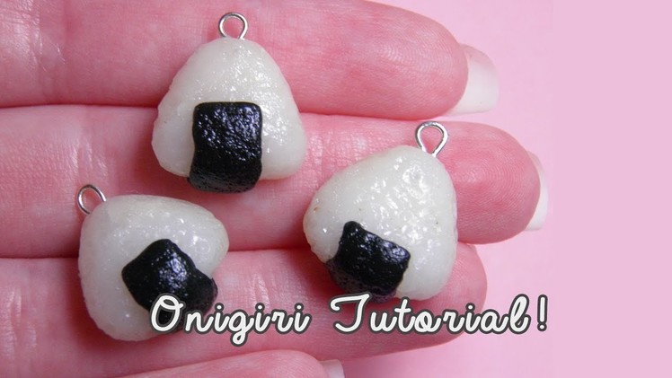 Onigiri Tutorial! - miniature food, polymer clay sushi, sushi tutorial, FIMO | TINYTREATZ