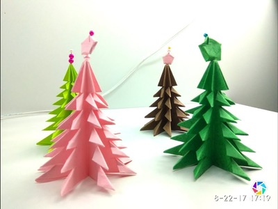 Origami Christmas Tree Tutorial-Origami Christmas Tree-How to Make an 0rigami Tree