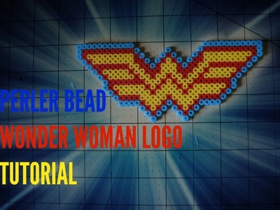 Perler Bead Wonder Woman Logo Tutoiral