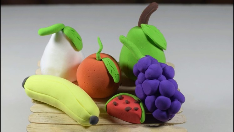 Polymer Clay Fruits Making Tutorial  | How to make Polymer Clay Fruits  | Million Dollar Crafts