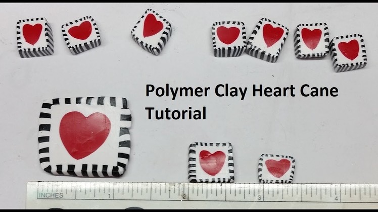Polymer Clay Heart Cane Tutorial by Gayle Thompson