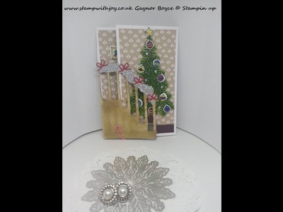 Ready for Christmas Tri fold card stampin up