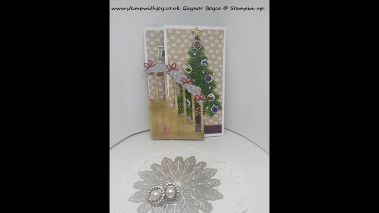 Ready for Christmas Tri fold card stampin up