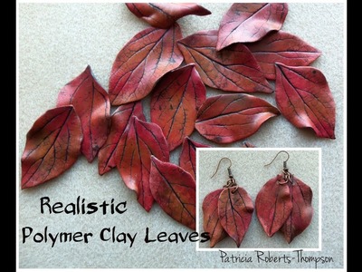 Realistic Polymer Clay Leaves