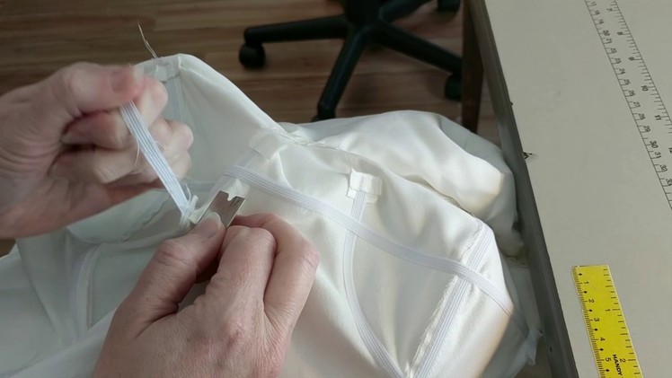 Replace boning in bodice of a wedding gown. Bridal Gown Sewing Techniques and tutorials