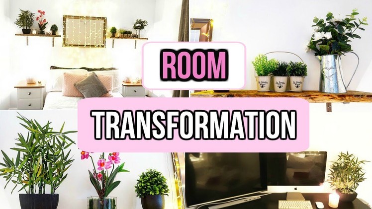 ROOM TRANSFORMATION 2017 | DECORATE MY BEDROOM WITH ME | MAKEOVER TIMELAPSE | DIY IDEAS | Monica Joy