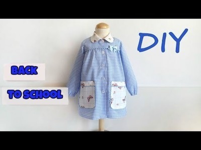 SEWING TUTORIAL: How to sew this back to school smock for babies