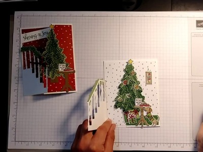 Stampin' Up! Ready for Christmas Tri-Fold Card Tutorial