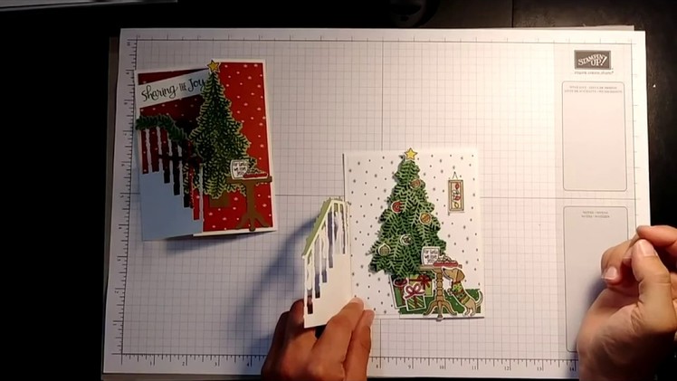 Stampin' Up! Ready for Christmas Tri-Fold Card Tutorial