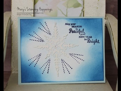 Stampin' Up! Star of Light Peaceful Christmas Card