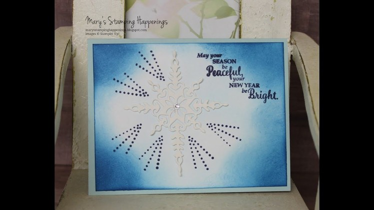 Stampin' Up! Star of Light Peaceful Christmas Card