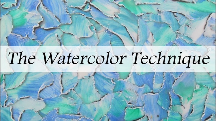 The Polymer Clay Watercolor Technique