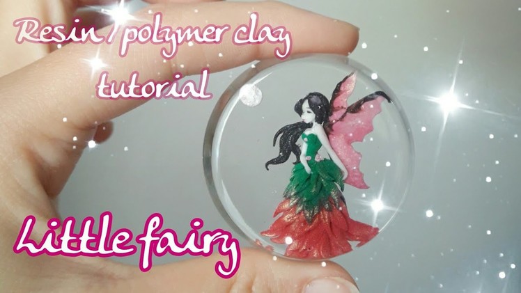 Tutorial polymer clay. resin. Little Fairy
