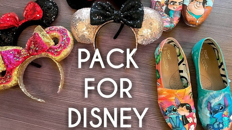 What to pack for Disney World & DIY Painted Disney Toms