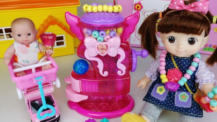 Baby doll and jewelry maker surprise eggs toys play 아기인형 쥬얼리 메이커 장난감놀이 - 토이몽