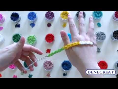 BENECREAT 1 Pack 24 Color 11.0 Seed Beads for Jewelry Making