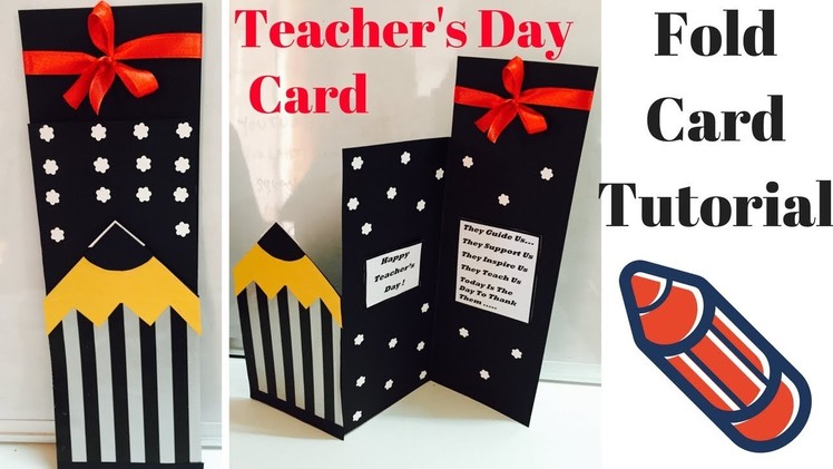 Card for favorite Teacher | Handmade Greeting cards for kids | Greeting Card for Teacher's