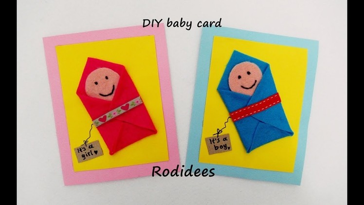 DIY baby card