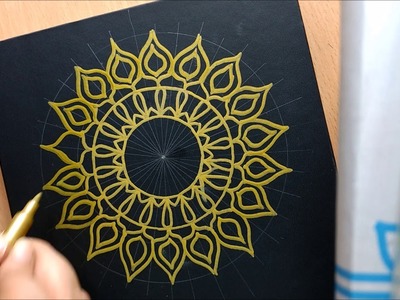 DIY book cover | Mandala design