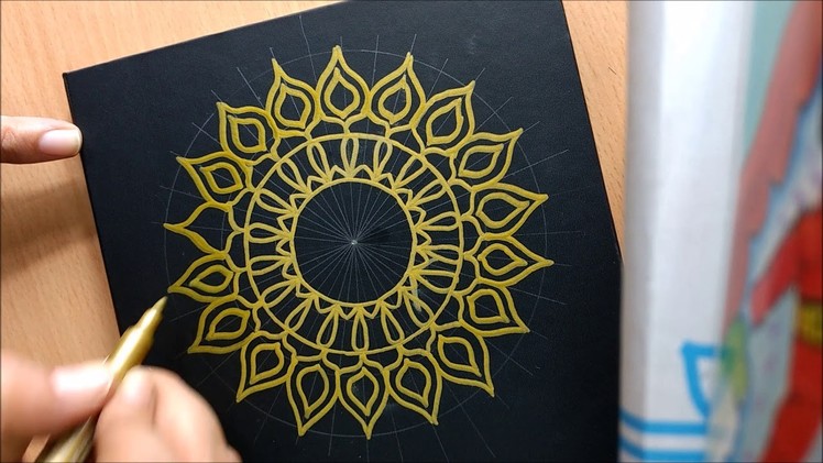 DIY book cover | Mandala design