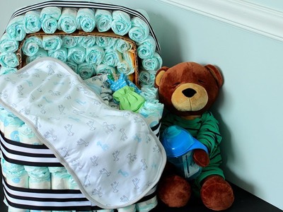 DIY Diaper Cradle | The PERFECT Baby Shower Gift
