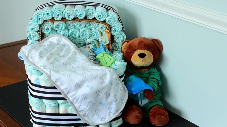 DIY Diaper Cradle | The PERFECT Baby Shower Gift