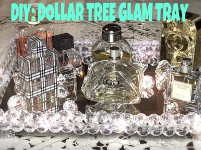 DIY: DOLLAR TREE GLAM TRAY
