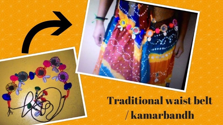 DIY Kamarbandh. Traditional waist belt easy and affordable