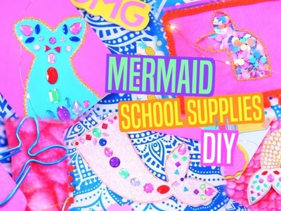 DIY Mermaid School Supplies + GIVEAWAY!