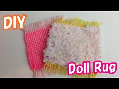 DIY Miniature Doll Rug (ドール用 ラグ)