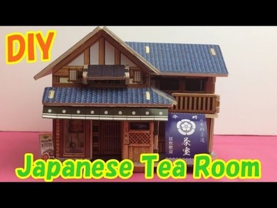 DIY Miniature Dollhouse Kit Japanese Tea Room(日本の小屋 茶屋)