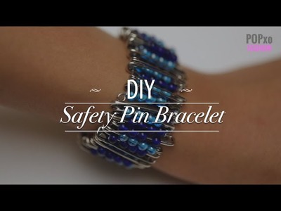 DIY Safety Pin Bracelet - POPxo Fashion