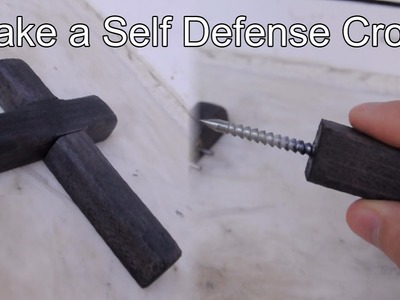 DIY Self Defence Cross with Hidden Spike