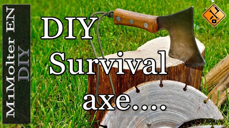DIY Survival Axe. Making a Mini Axe. 