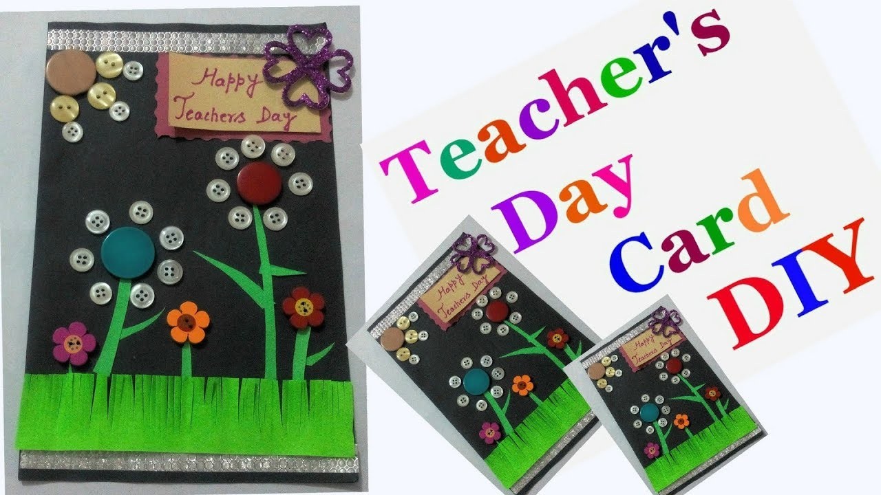 Diy-teachers Day Greeting Card Making Ideas For Kids, Easy Handmade 