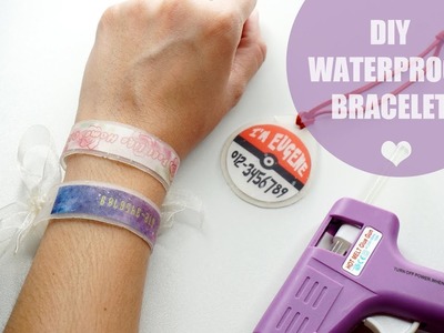 DIY Waterproof Bracelet (with glue gun) | SOS bracelet