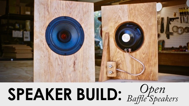 DON'T Build These Speakers.  Yet! || DIY Open Baffle Speaker Build