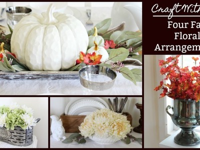 Fall Floral Arrangements | Craft With Me