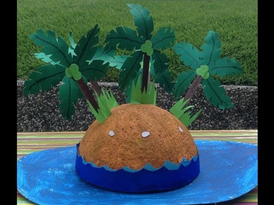 Foam Ball Island - Art & Craft Idea For Kids