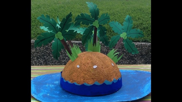 Foam Ball Island - Art & Craft Idea For Kids