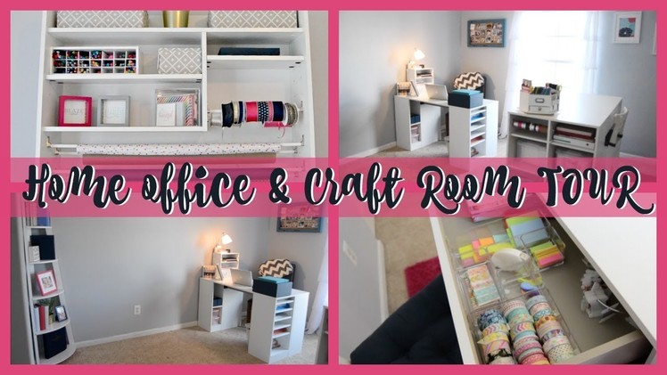 HOME OFFICE & CRAFT ROOM TOUR